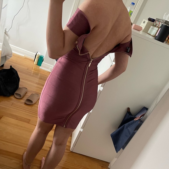 Pink bandage dress from Fashion Nova - Picture 2 of 7